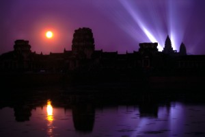 Angkor Wat bei Vollmond