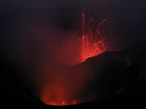 Lava auf dem Mt. Yasur