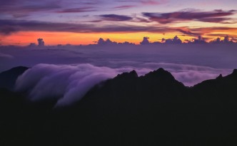Morgenstimmung auf dem Mount Kinabalu