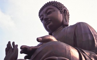 Riesige Buddha-Statue auf Lantau