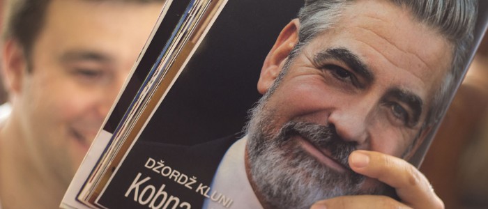 Zeitschrift mit George Clooney auf Montenegrinisch